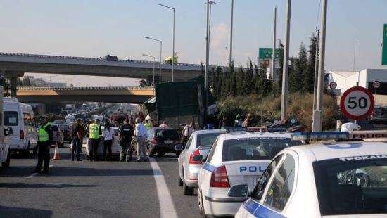 Καραμπόλα έξι οχημάτων στην περιφερειακή Θεσσαλονίκης