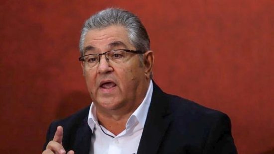 Ο Δημήτρης Κουτσούμπας σε εκδήλωση του ΚΚ Ιταλίας