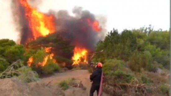 Φωτιά στη Μάνδρα Αττικής