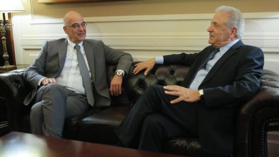 Συνάντηση Αβραμόπουλου με Δένδια και Πλακιωτάκη