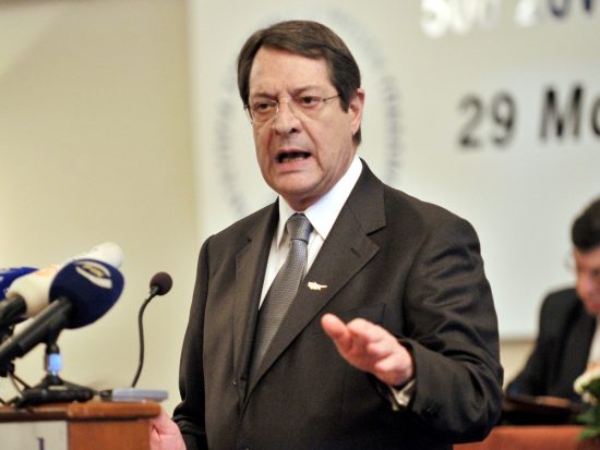 Νίκος Αναστασιάδης: «Οχι σε λύση ανασφάλειας για τον κυπριακό ελληνισμό»