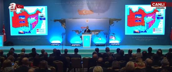 Μέχρι την Κρήτη η τουρκική υφαλοκρηπίδα στον χάρτη του Τσαβούσογλου!