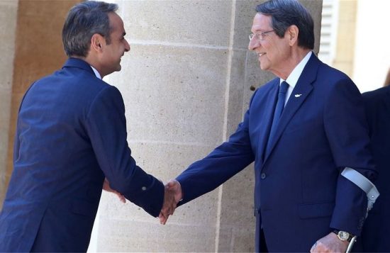 Μητσοτάκης προς Αναστασιάδη: Παραμένουμε σταθεροί συμπαραστάτες της Κύπρου
