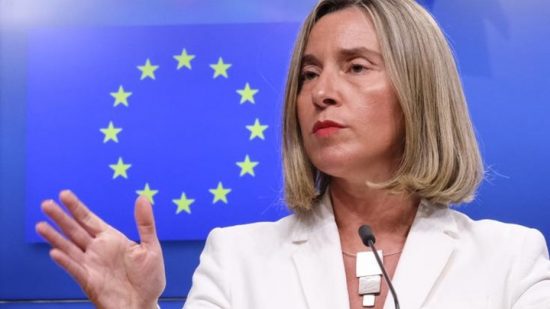 Η Μογκερίνι χαιρετίζει την απόφαση της Ε.Ε. για την Τουρκία