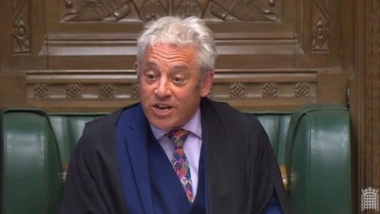 Brexit: «Όχι» από τον πρόεδρο της Βουλής για νέα ψηφοφορία επί της συμφωνίας Τζόνσον 