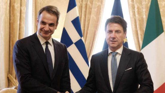 Μητσοτάκης και Κόντε επιβεβαίωσαν τη συνεργασία στον ενεργειακό τομέα