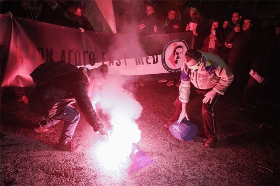 Πορεία διαμαρτυρίας κατά Νετανιάχου στην Αθήνα
