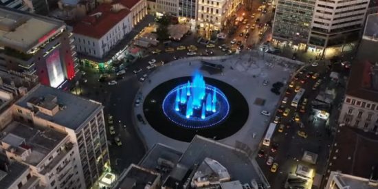 Πλατεία Ομονοίας: Εντυπωσιακές εικόνες της νέας πλατείας από drone