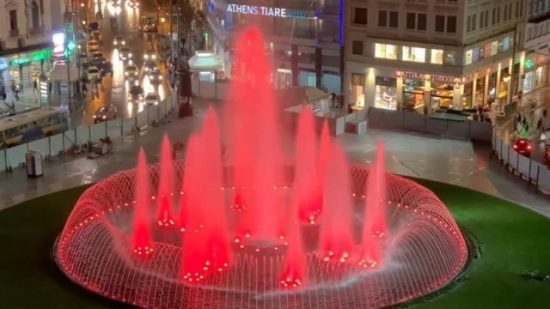 Ομόνοια: Πρώτη δοκιμή για το ανανεωμένο συντριβάνι της ιστορικής πλατείας