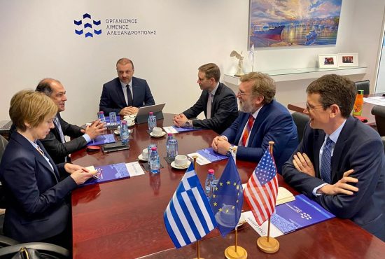 Χατζημιχαήλ (ΟΛΑ): Ιδιαίτερο ενδιαφέρον των Αμερικανών για την Αλεξανδρούπολη