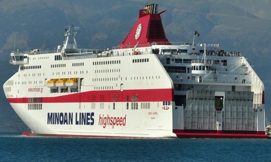 Επαναπατρίζονται 244 Ελληνες με το Cruise Olympia των Μινωικών Γραμμών