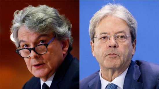 Οι επίτροποι Τζεντιλόνι και Μπρετόν κάνουν έκκληση για κορωνοομόλογο