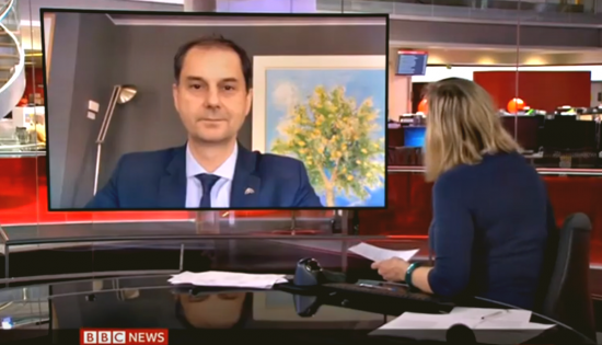 Θεοχάρης στο BΒC:  Στοχεύουμε σε άνοιγμα των συνόρων τον Ιούλιο αλλά όχι για όλες τις χώρες