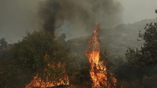 Μεγάλη φωτιά στη Νέα Μάκρη