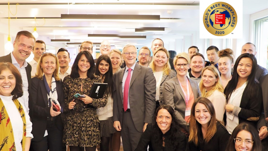 Η Adecco στην 7η θέση της λίστας των επιχειρήσεων με το καλύτερο εργασιακό περιβάλλον για το 2020