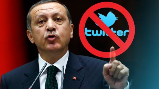 Ο Ερντογάν απαγορεύει τις διαφημίσεις σε Twitter, Periscope και Pinterest