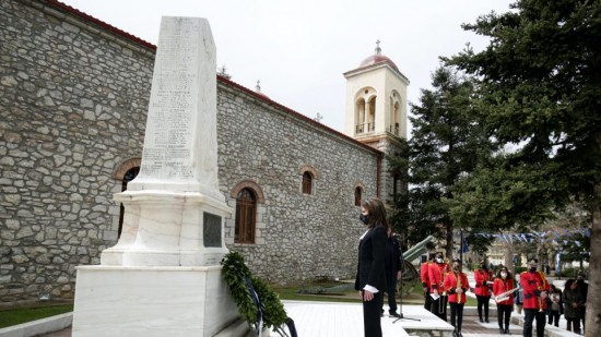 Γιάννα Αγγελοπούλου: Τα Καλάβρυτα έγιναν σύμβολο της ελευθερίας