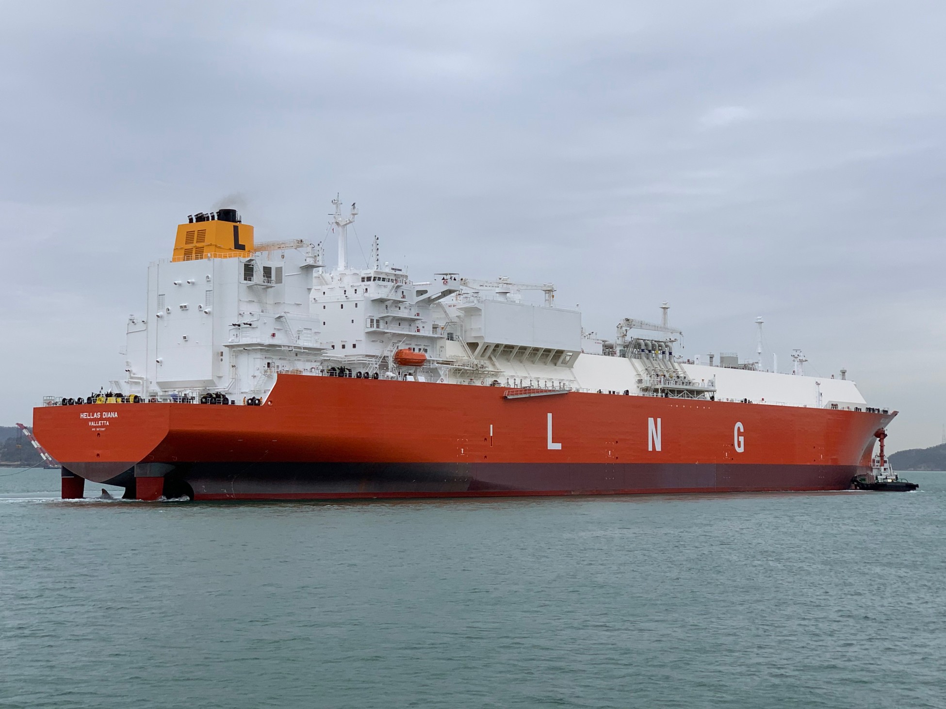Η Latsco Shipping παρέλαβε το πρώτο νεότευκτο LNG «Hellas Diana»