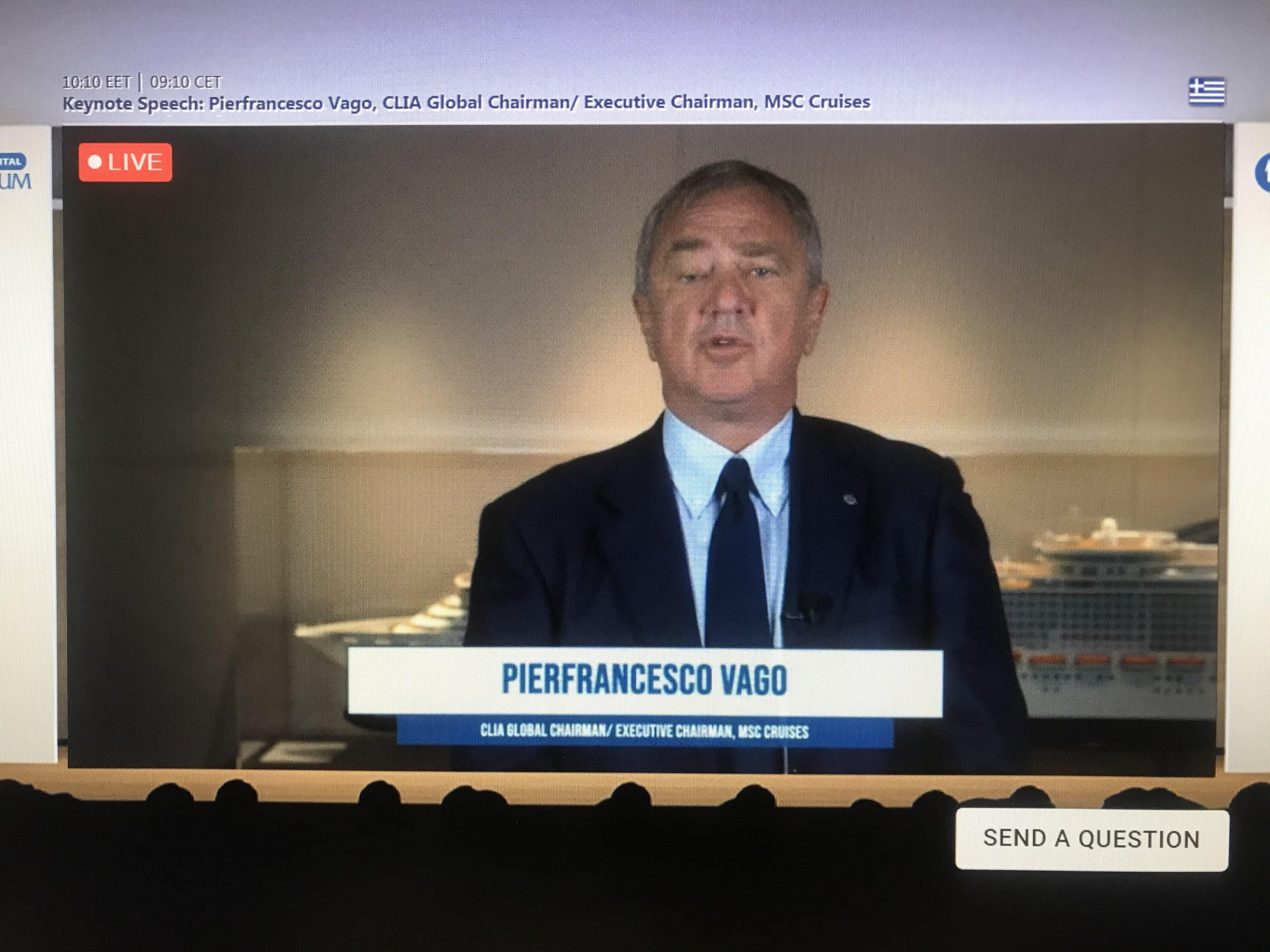 Πρόεδρος CLIA: Η Ελλάδα πρέπει να βελτιώσει τις υποδομές κρουαζιέρας