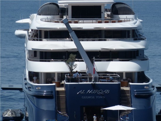 Al Mirqab: Το έκτο μεγαλύτερο yacht στον κόσμο έφτασε στην Σκιάθο (pic)