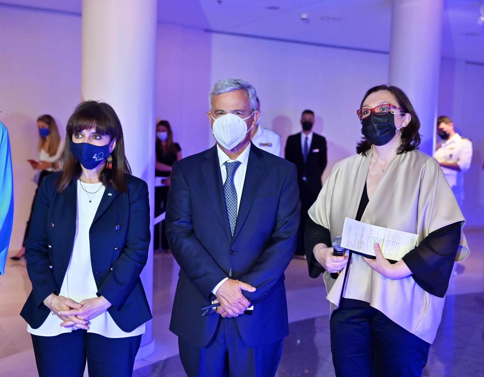 Παρουσία της ΠτΔ Κατερίνας Σακελλαροπούλου τα εγκαίνια της έκθεσης «1821-Ο Αγώνας στη θάλασσα»