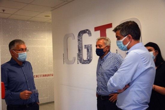 Στο ΕΚΕΤΑ ο υφυπουργός Ανάπτυξης Χρίστος Δήμας