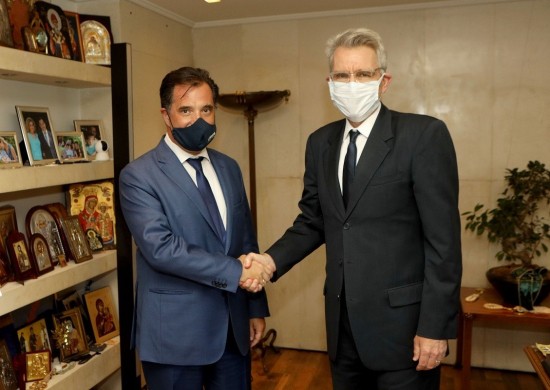 Γεωργιάδης – Πάιατ: Στο επίκεντρο της συνάντησης, οι αμερικανικές επενδύσεις στην Ελλάδα