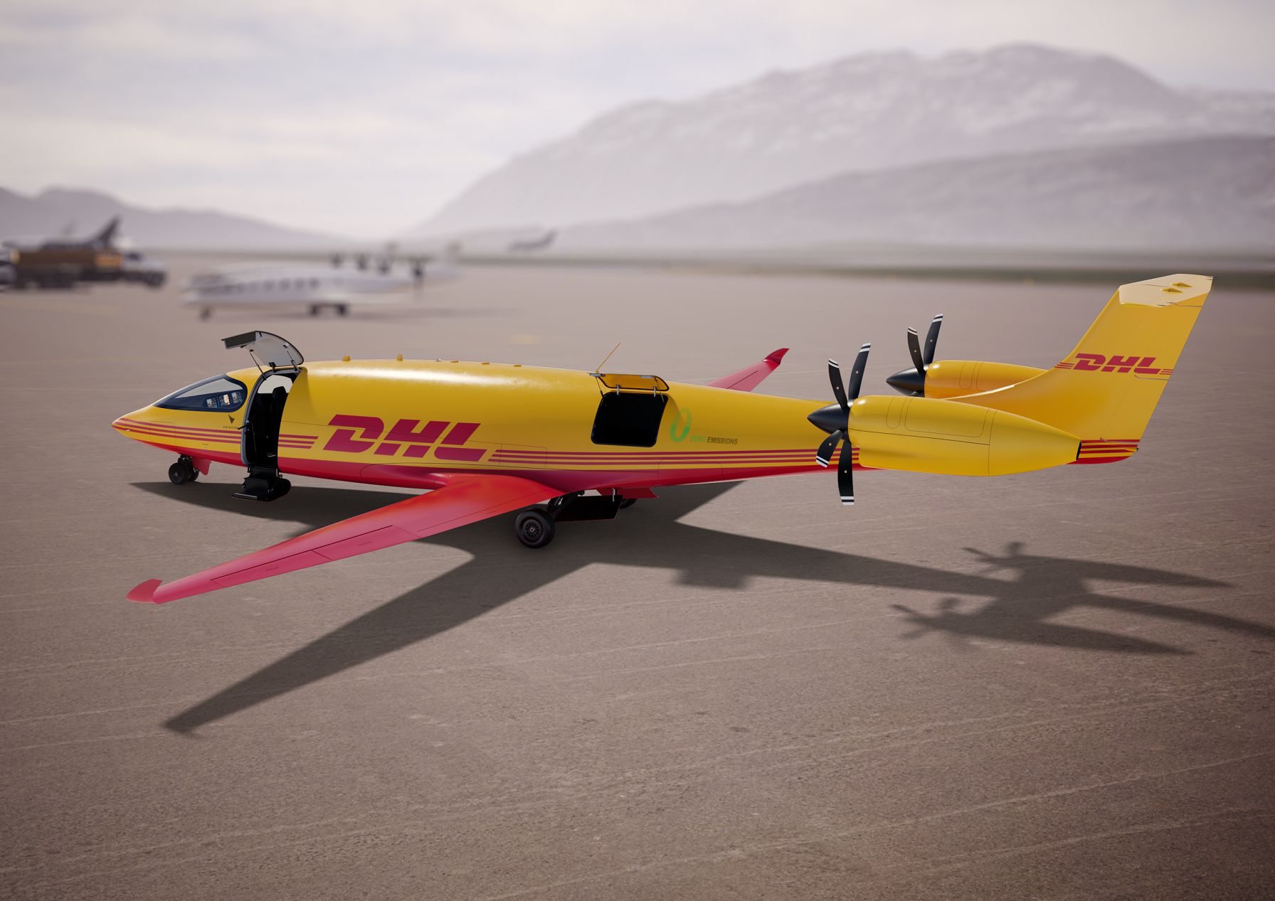 DHL: Η πρώτη εταιρεία που παραγγέλνει 12 πλήρως ηλεκτρικά φορτηγά αεροσκάφη