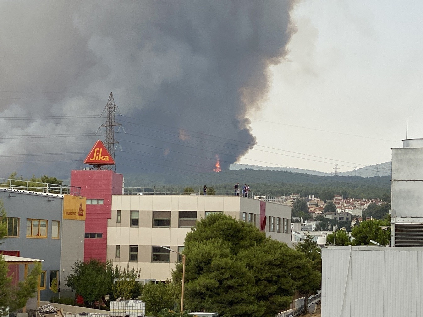 Φωτιά στη Βαρυμπόμπη: Σε alert τα εργοστάσια στη Βιομηχανική Ζώνη Κρυονερίου (pics)