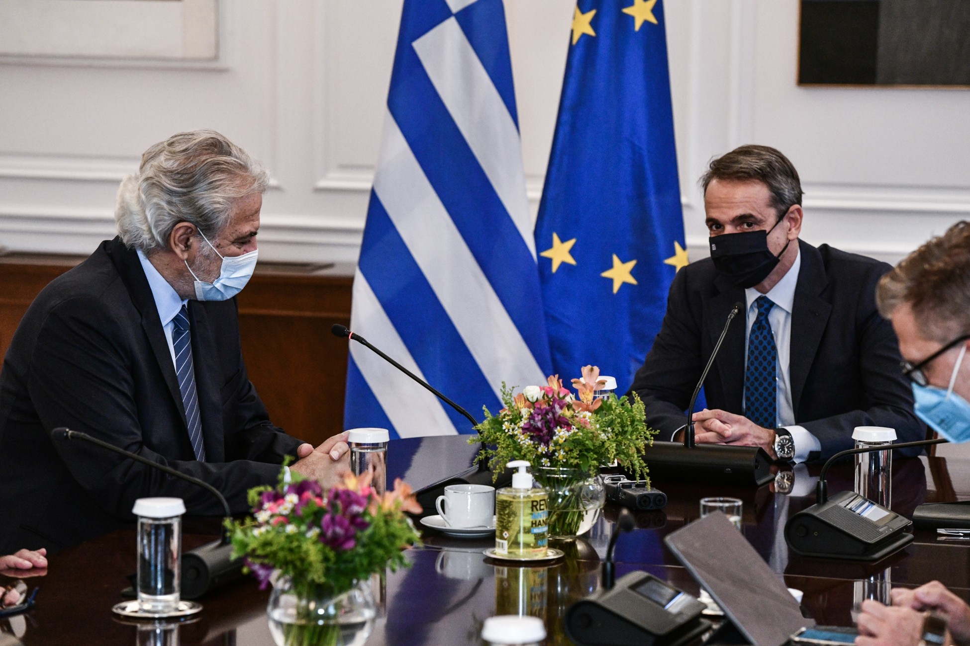 Μητσοτάκης σε Στυλιανίδη: «Θα οικοδομήσουμε μία υποδομή που θα γίνει πρότυπο στην Ευρώπη» (vid)