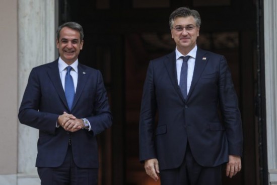 Μητσοτάκης – Πλένκοβιτς: Κοινός στόχος η σταθερότητα στην ΝΑ. Μεσόγειο