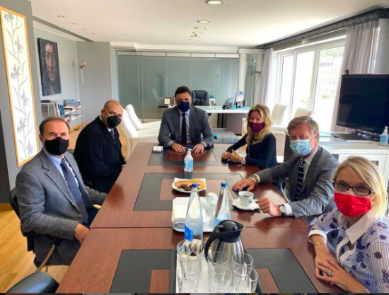 Συνάντηση Κικίλια με την ηγεσία της Accor παρουσία της Μαριάννας Λάτση