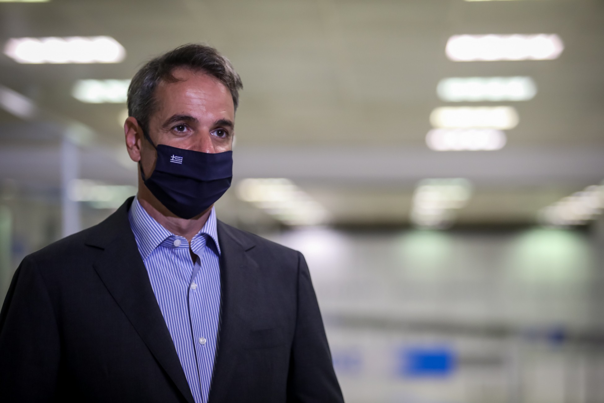 Στον Ευαγγελισμό ο Κυριάκος Μητσοτάκης για να επισκεφτεί την Φώφη Γεννηματά