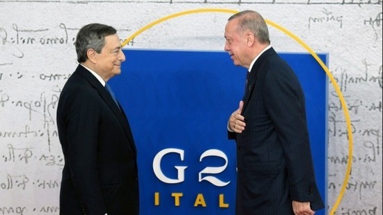 G20: Η πρώτη συνάντηση Ντράγκι – Ερντογάν μετά την ένταση των τελευταίων μηνών