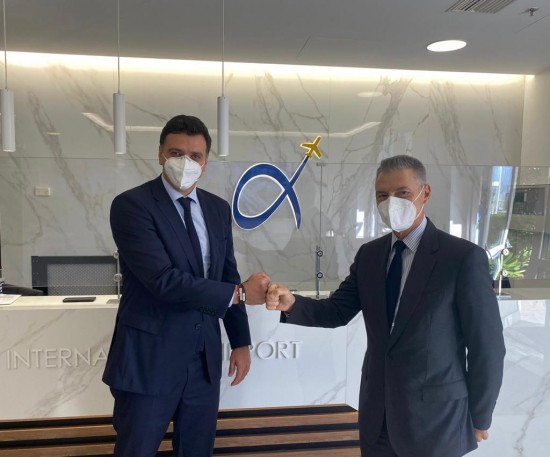 Συνάντηση Κικίλια με τον Διευθύνοντα Σύμβουλο του Διεθνούς Αερολιμένα Αθηνών