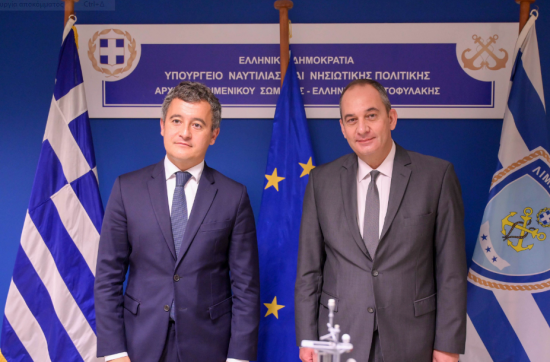 Συνάντηση Πλακιωτάκη με τον Γάλλο υπουργό Εσωτερικών με επίκεντρο την ελληνογαλλική συμφωνία