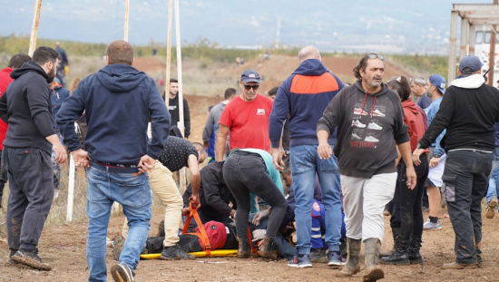 Σοβαρό ατύχημα σε πίστα motocross στα Γιαννιτσά – Διασωληνωμένοι δύο τραυματίες