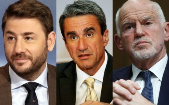 Κίνημα Αλλαγής: Iκανοποιημένοι από τις δημοσκοπήσεις και οι 3 κύριοι διεκδικητές της ηγεσίας