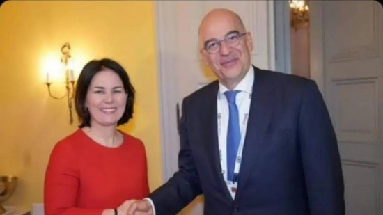 Όταν ο Νίκος Δένδιας συνάντησε τη νέα υπουργό Εξωτερικών της Γερμανίας