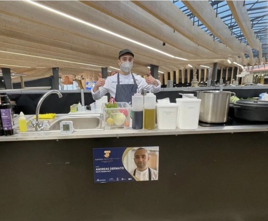 Ανδρέας Δερμάτης: Ο σεφ που θριάμβευσε στα European Young Chef Award 2021
