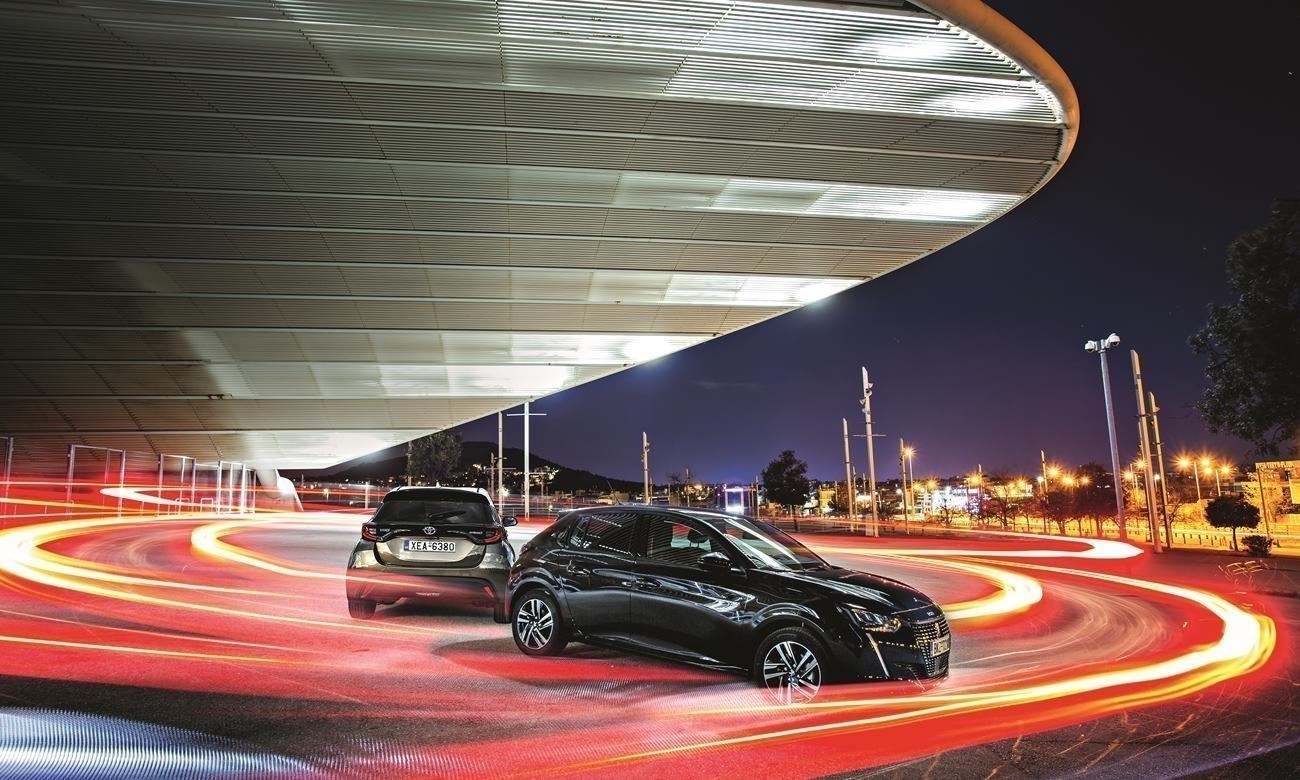 Συγκρίνουμε: Peugeot 208 1.5 BlueHDi – Toyota Yaris Hybrid 