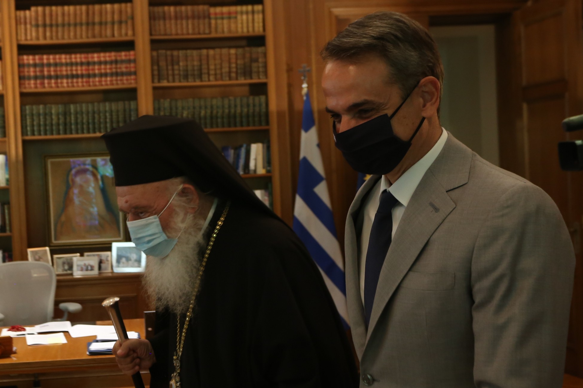Με τον αρχιεπίσκοπο Ιερώνυμο συναντήθηκε ο πρωθυπουργός