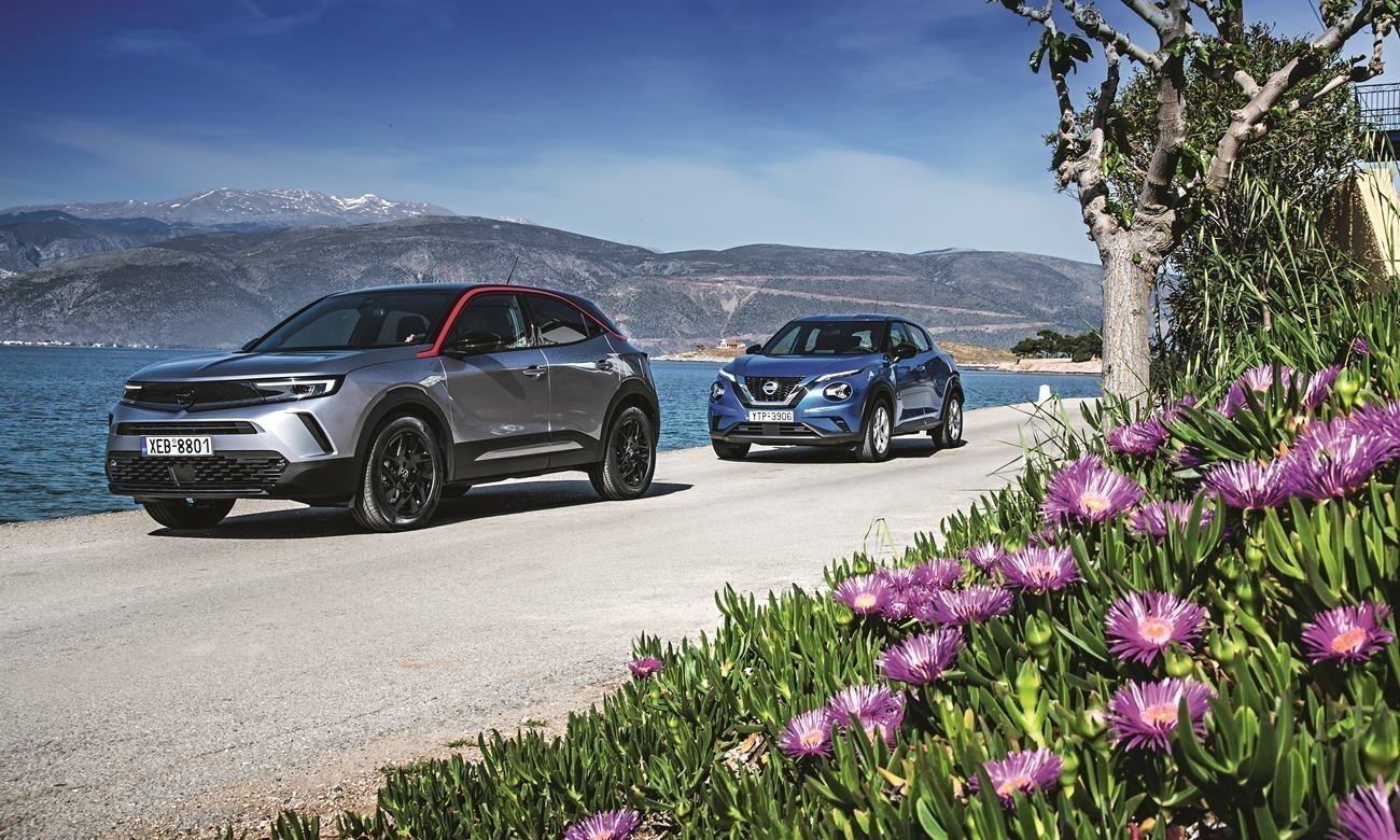 Δοκιμάζουμε: Nissan Juke 1.0 DIG-T vs Opel Mokka 1.2T 130 PS AT8