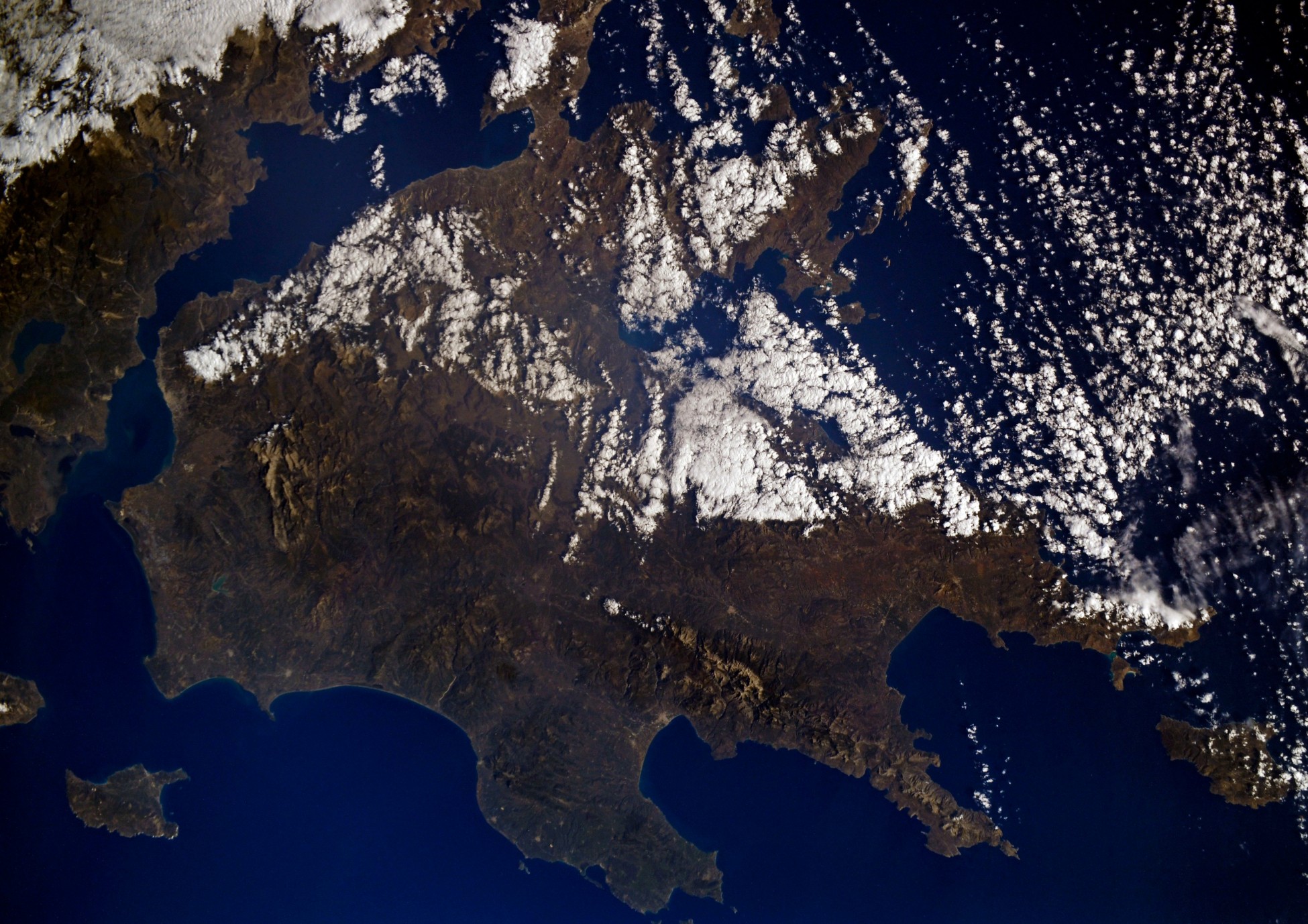Πώς φαίνεται η Ελλάδα από το Διάστημα: Η φωτογραφία του Ρώσου κοσμοναύτη