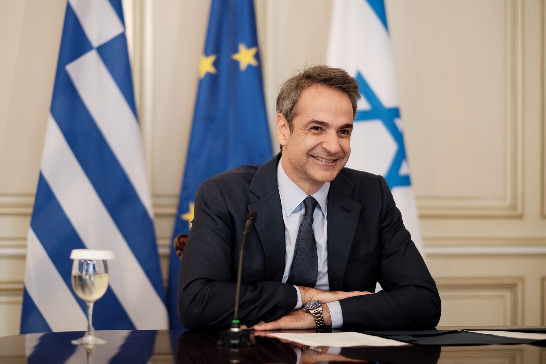 Μητσοτάκης: Οι δηλώσεις μετά την τριμερή Ελλάδας, Κύπρου και Ισραήλ (vid|)