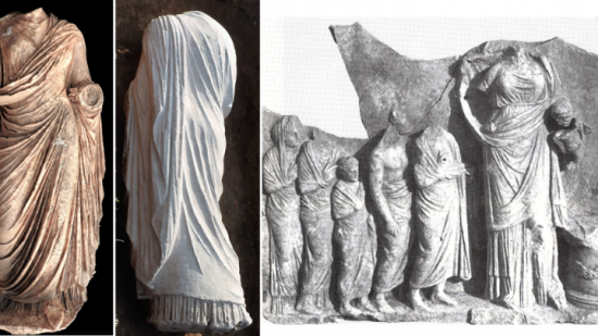 ΥΠΠΟΑ: Άγαλμα γυναικός με ποδήρη χιτώνα βρέθηκε στην αρχαία Επίδαυρο