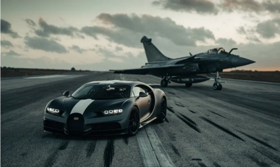Τιτανομαχία: Rafale vs Bugatti Chiron (vid)