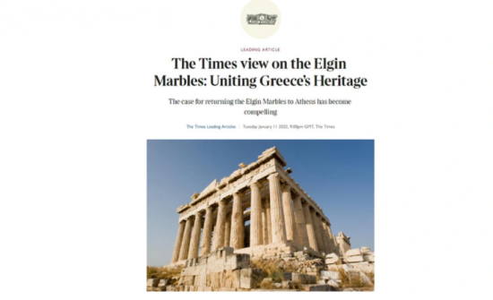 Times του Λονδίνου: Τάσσονται υπέρ της επιστροφής των Γλυπτών του Παρθενώνα