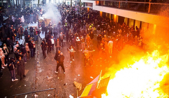 Επεισόδια σε διαδήλωση κατά των μέτρων για την πανδημία στις Βρυξέλλες