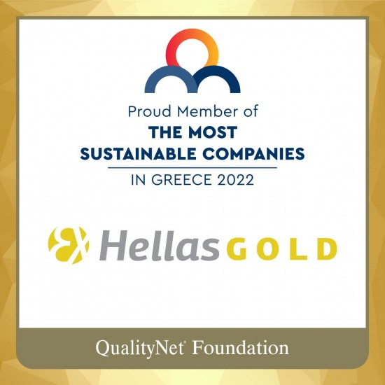H Ελληνικός Χρυσός μεταξύ των «The Most Sustainable Companies in Greece 2022»